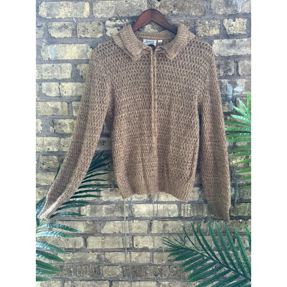 JOYCE Brown Knit Sweater